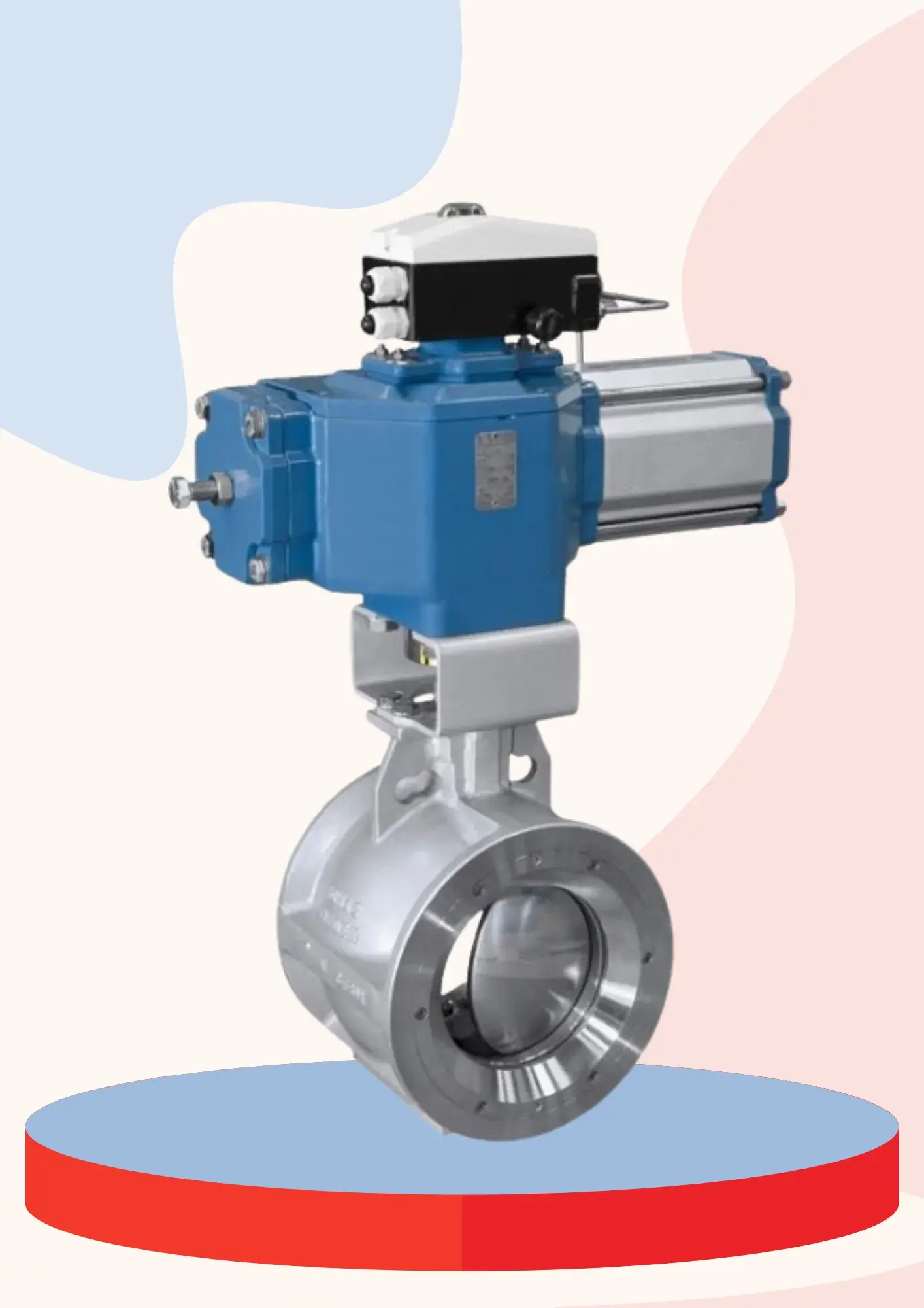 Ball Segment Valves Wafer Design, Short Fate to Face Centric / Eccentric